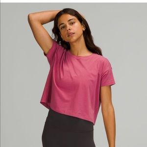 Lululemon Cates Tee Pink Lychee